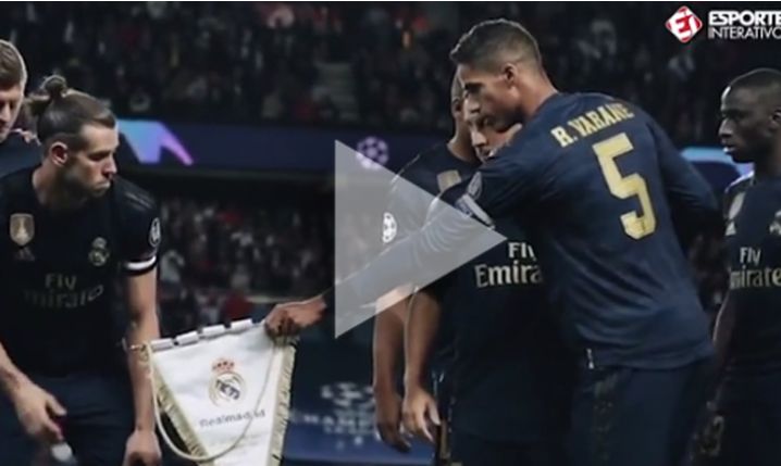 Kamery uchwyciły dziwne zachowanie Bale'a przed meczem z PSG [VIDEO]